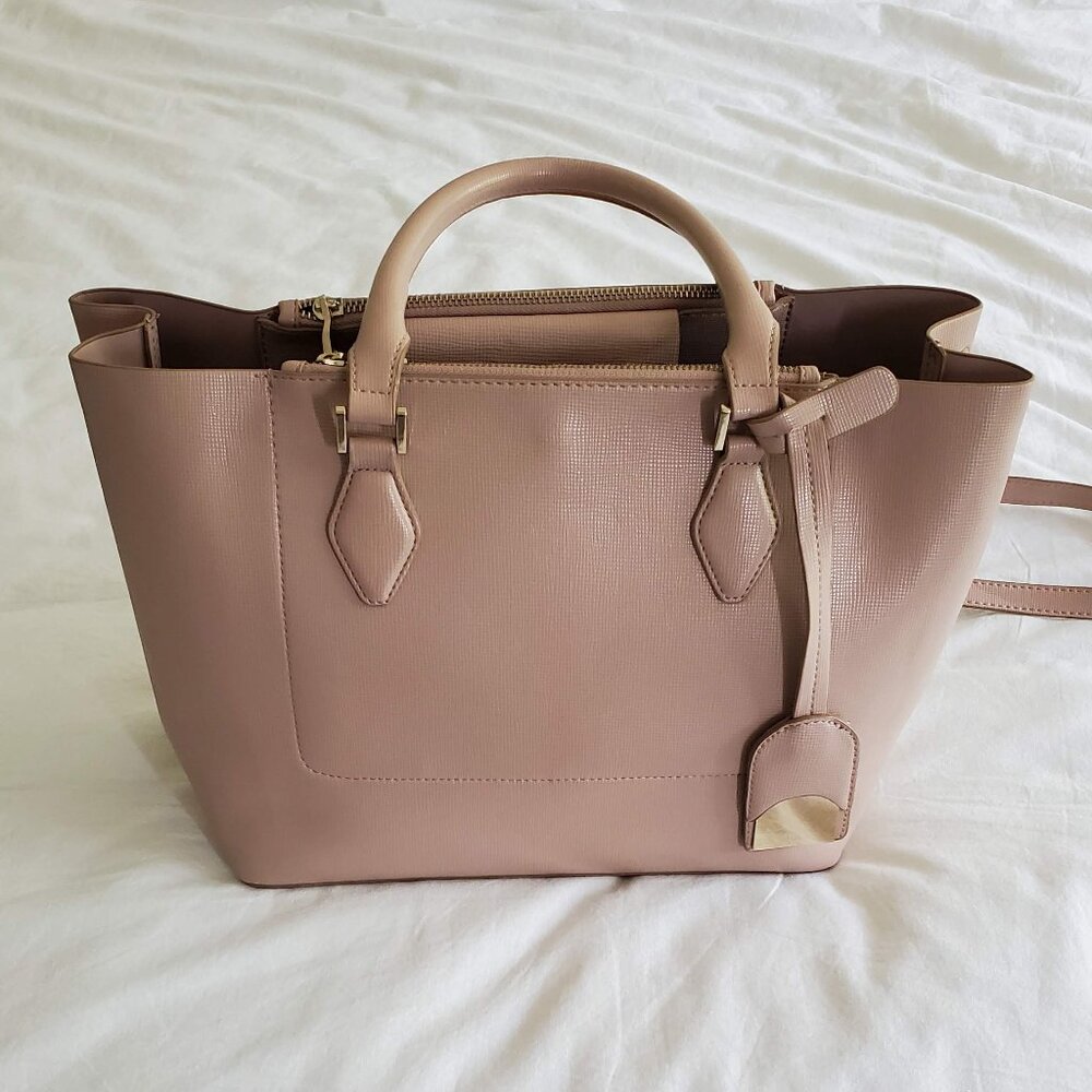 Zara pale pink hand bag